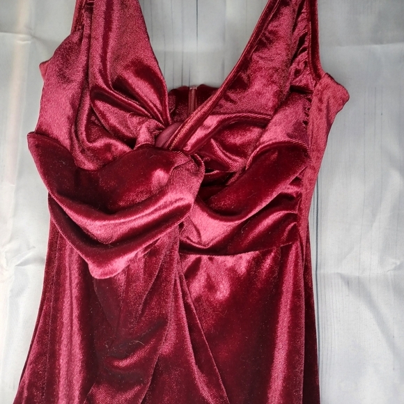 Retro stage velour dress NWT - Picture 4 of 8